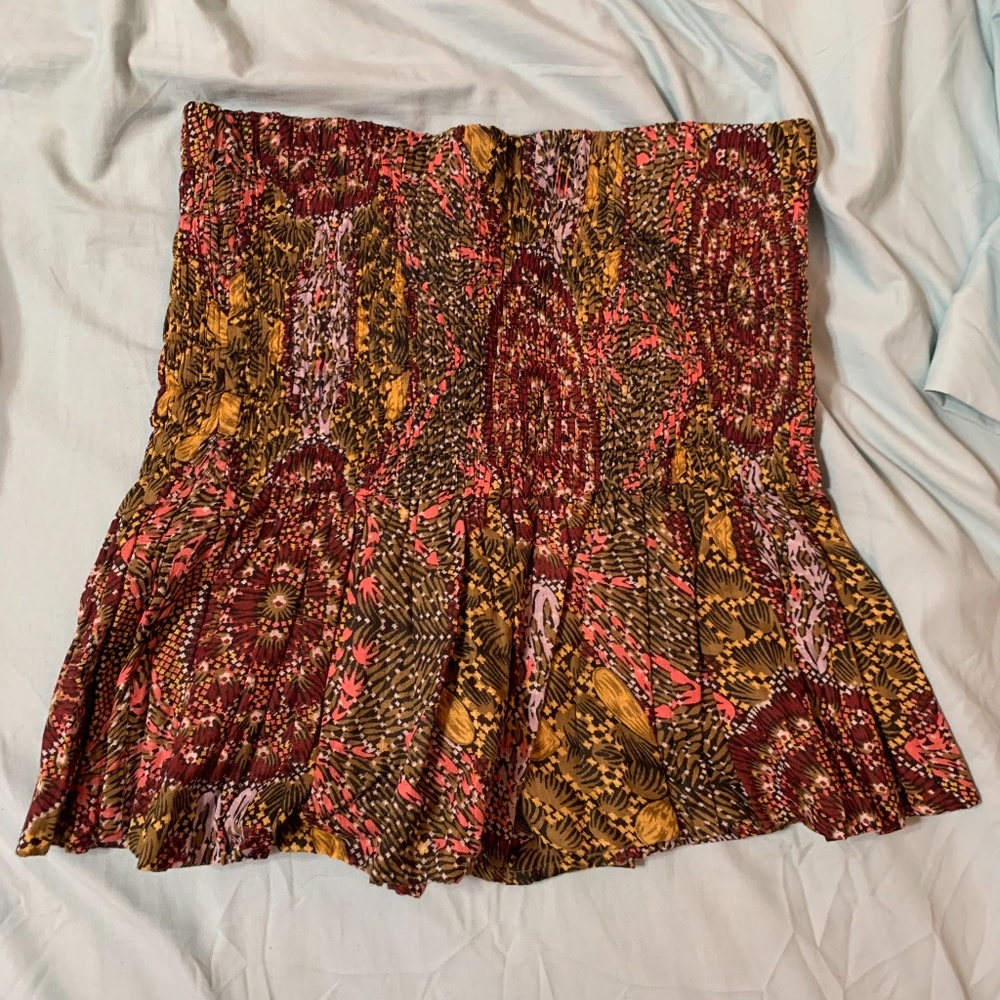 Free People smocked skirt